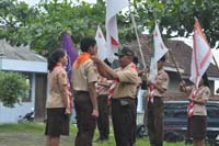 Pelantikan Panti dan Bantara Gugus Depan 06.091-06.092 Bima-Srikandi