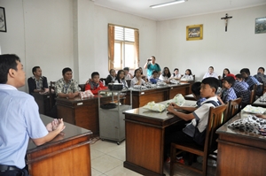 Kunjungan Persaudaraan SMP Charitas Batam