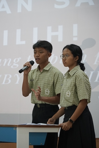 Orasi Caketos SMA Sedes Sapientiae Bedono