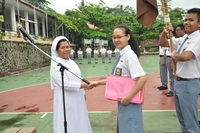 PELANTIKAN  PENGURUS OSIS SMA SEDES SAPIENTIAE BEDONO  PERIODE 2017/2018