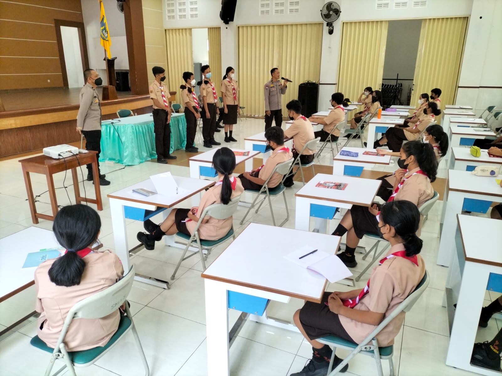 KUNJUNGAN SAKA BHAYANGKARA SATBINMAS POLRES SEMARANG